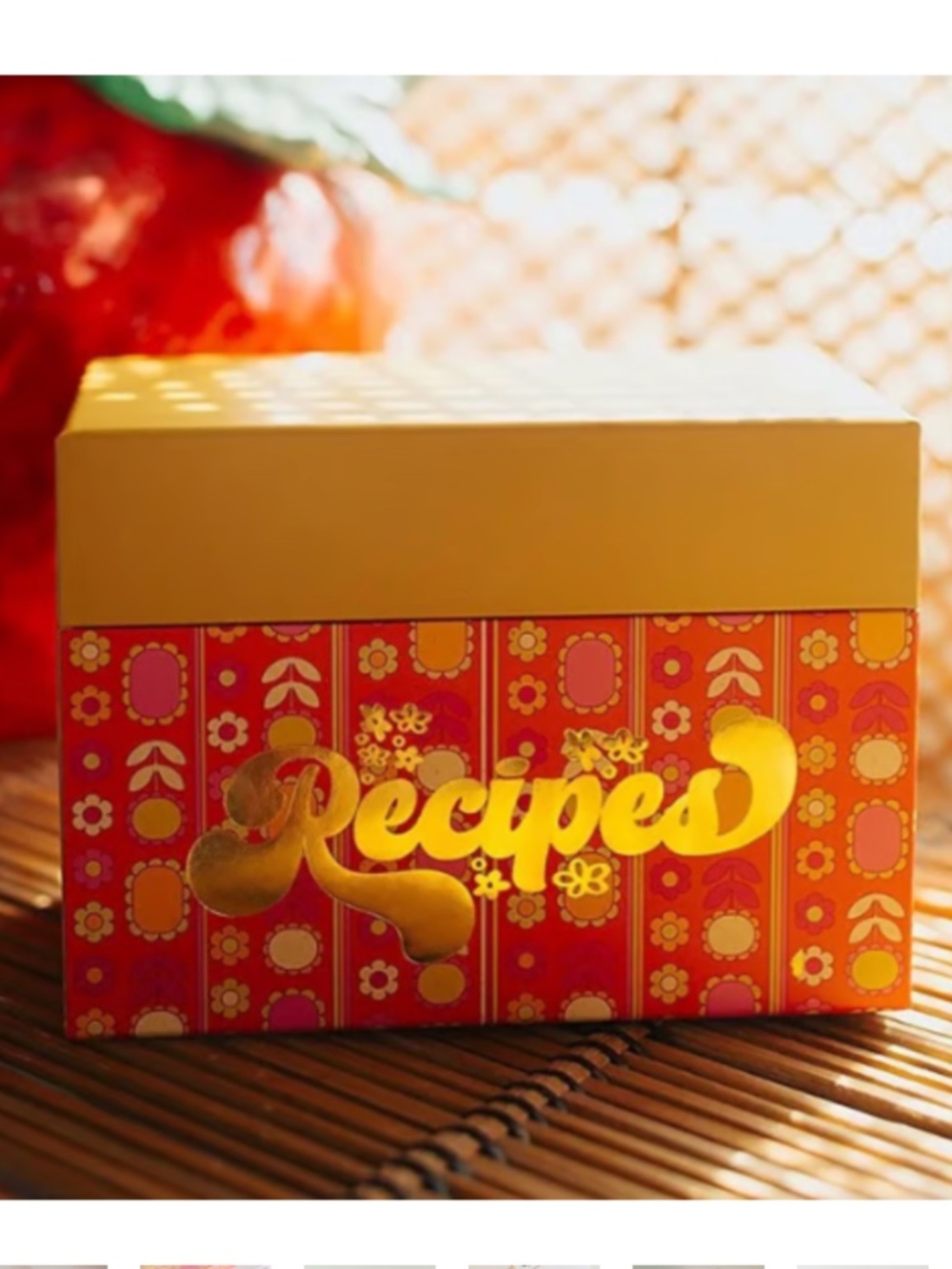 Chicka & Co Retro Recipe Box
